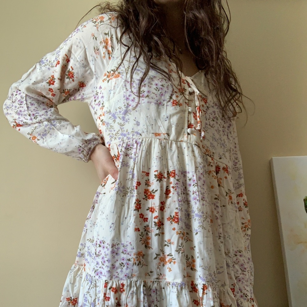 Floral Babydoll Dress